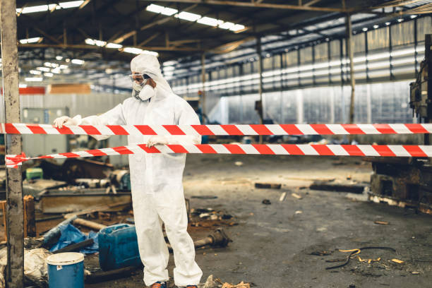 Professional Trauma Scene Cleanup technician working in Weyauwega, WI